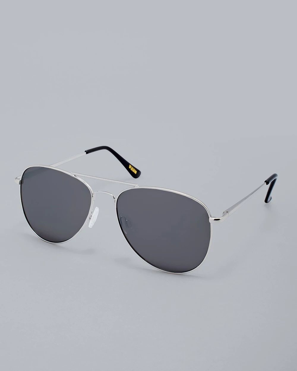 Mirrored Aviator Sunglasses, 57mm