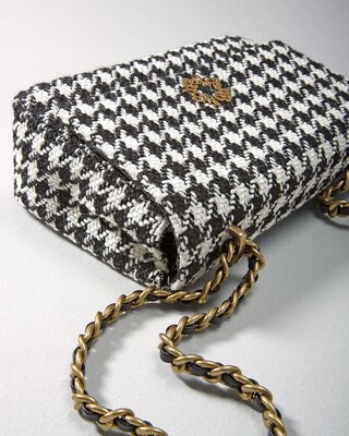 Houndstooth Chain Bag