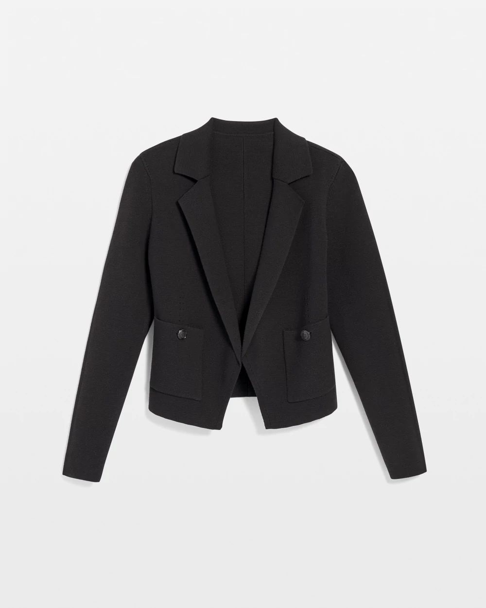Cropped Sweater Blazer click to view larger image.