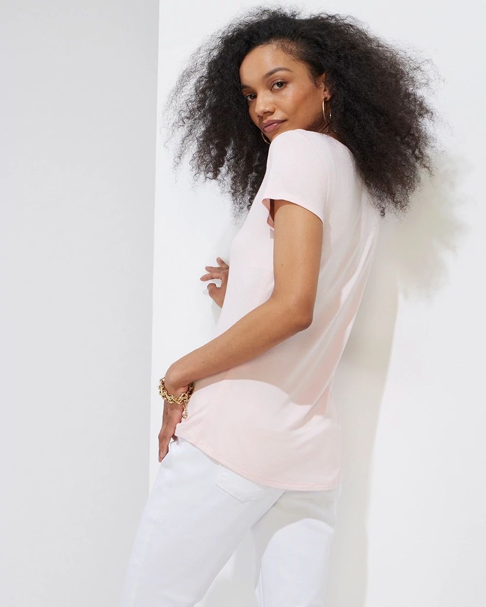 Outlet WHBM Crew-Neck Foundation Tee