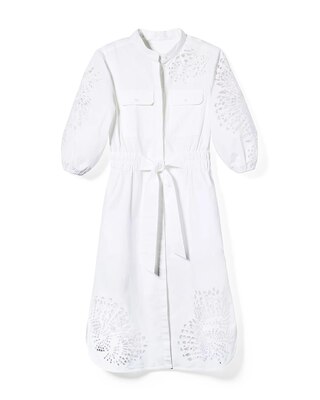 White Poplin Shirtdress