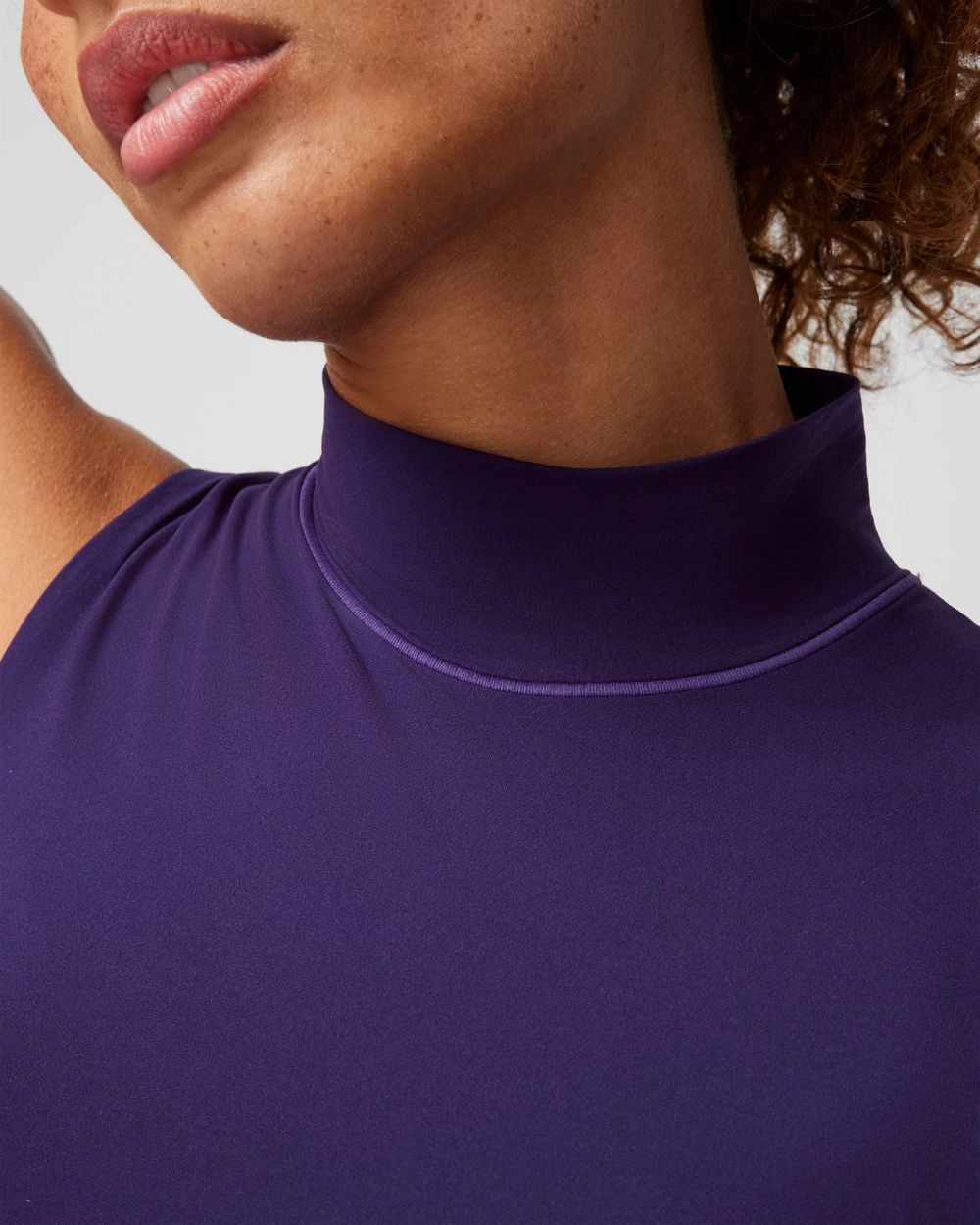 WHBM FORME™ All Ways Stretch Mock Neck Tank