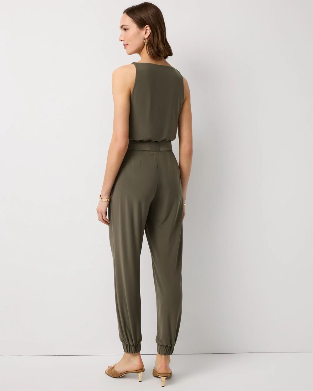 Jersey-Knit Tapered Ankle Pant click to view larger image.
