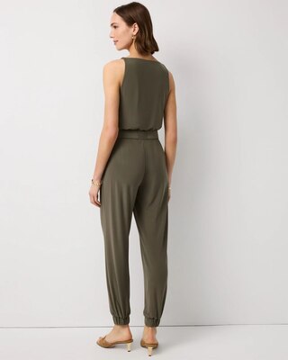 Jersey-Knit Tapered Ankle Pant click to view larger image.