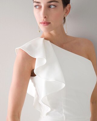 One Shoulder Midi Dress