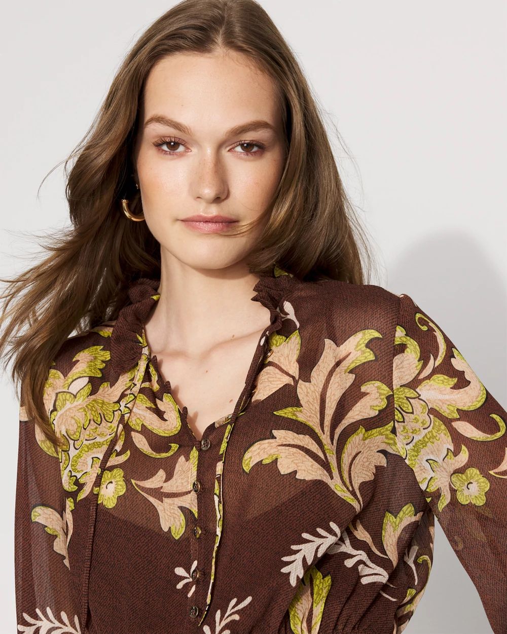 Floral Blouson Dress