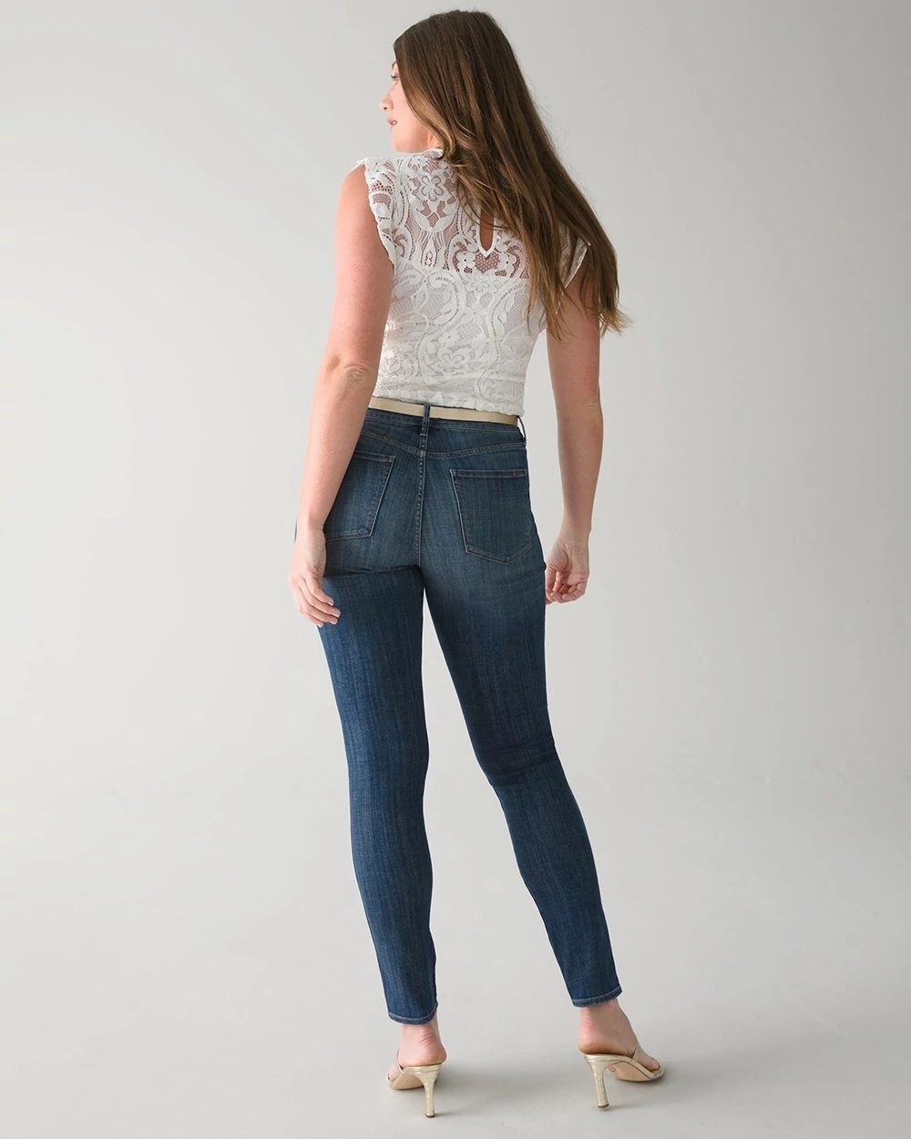 Curvy-Fit Everyday Soft Denim  Extra High-Rise Skinny Jeans click to view larger image.