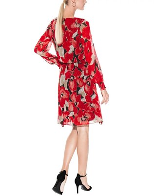 Outlet WHBM Smocked A-Line Dress