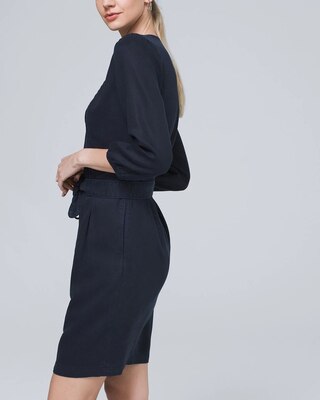 Pintuck Shirt Dress