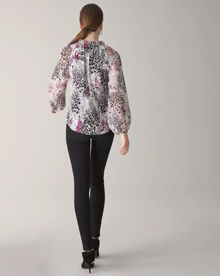 Matte Jersey Constellation Print Top