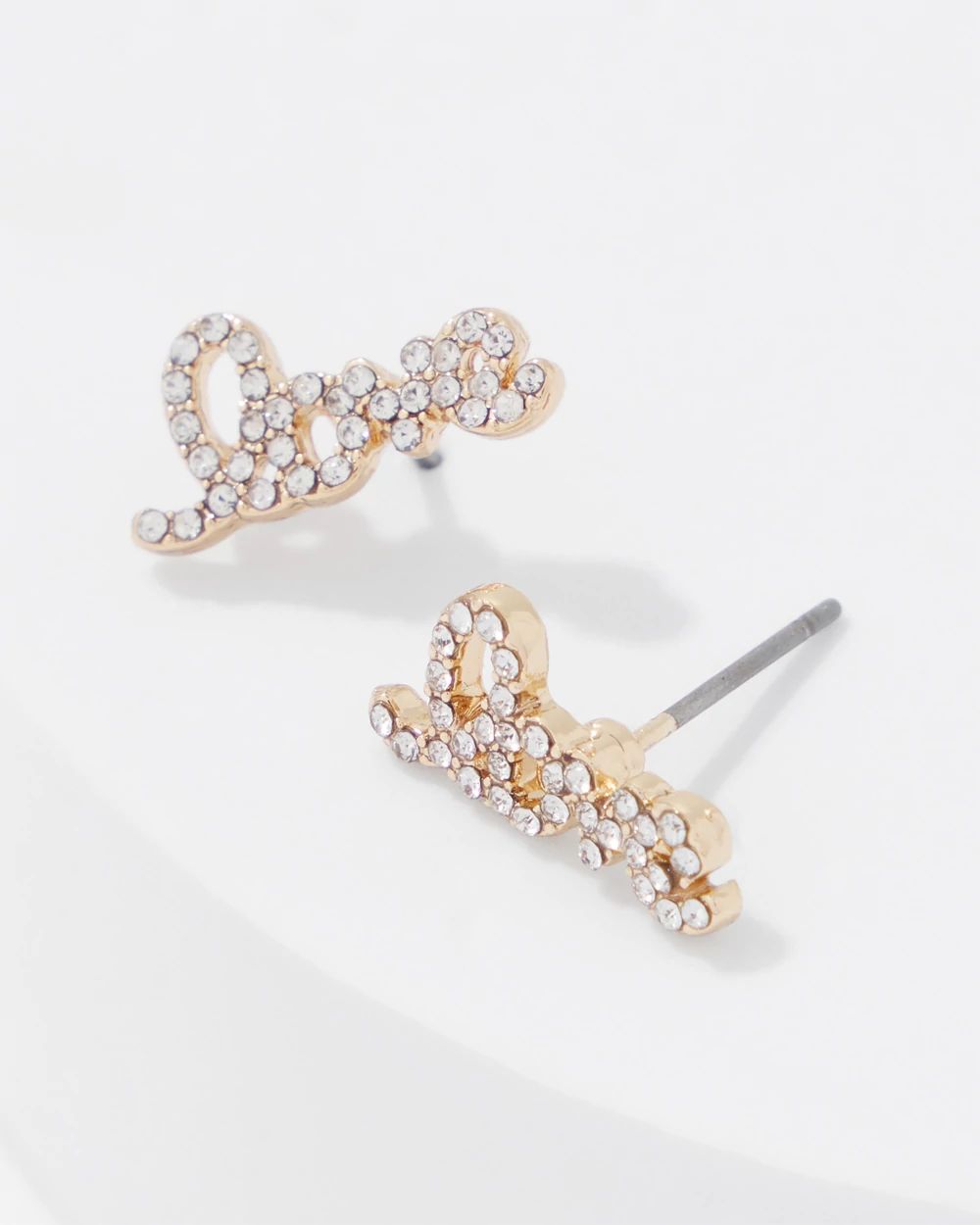 Love Letter Stud Earrings click to view larger image.