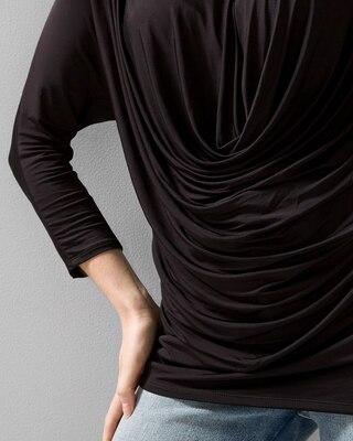 Drape Front Tunic