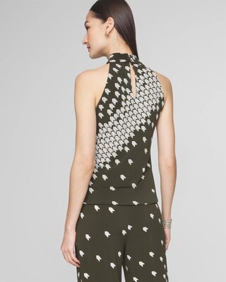 Matte Jersey Mock Neck Halter