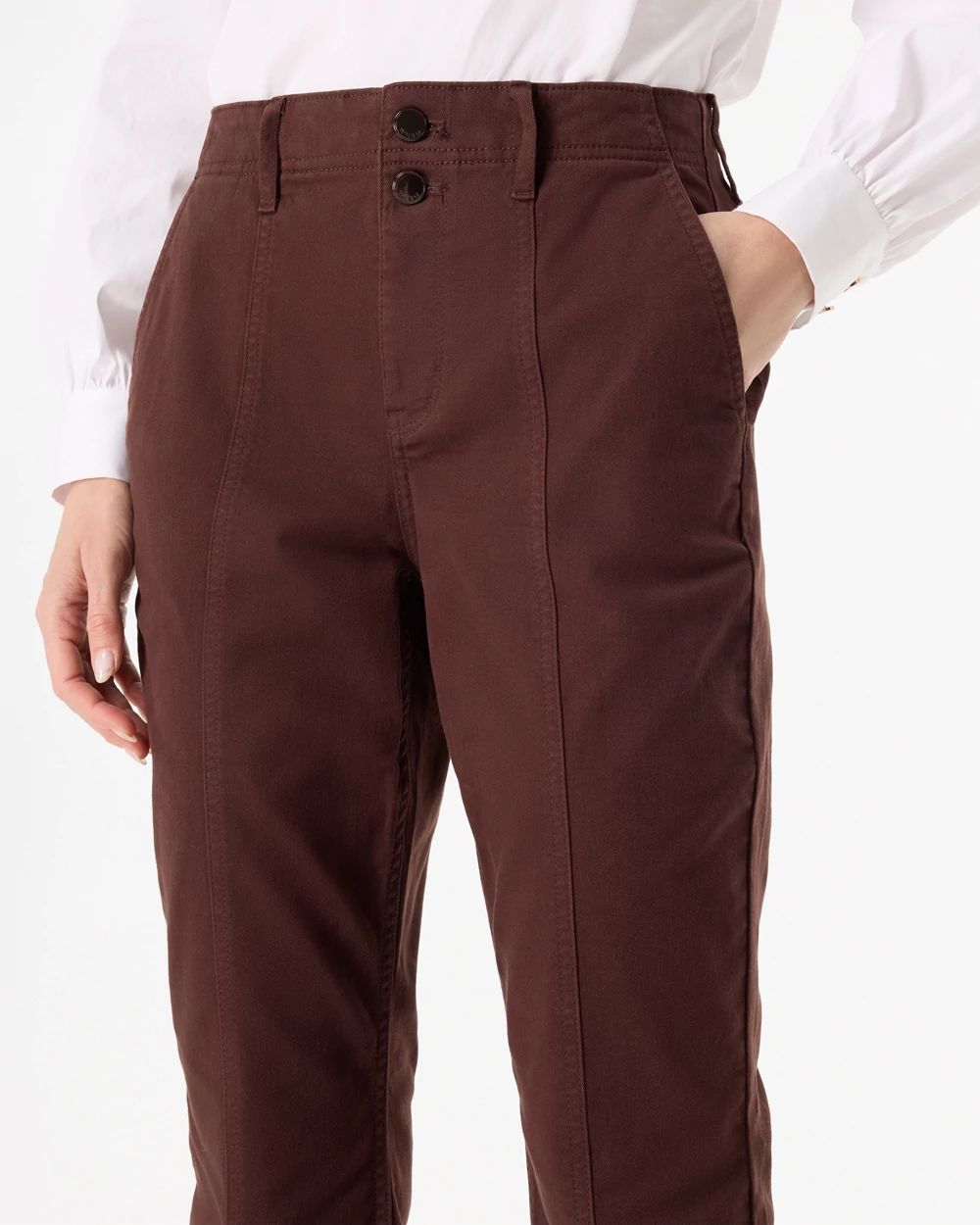 Pret Seamed High-Rise Bootcut Jean click to view larger image.