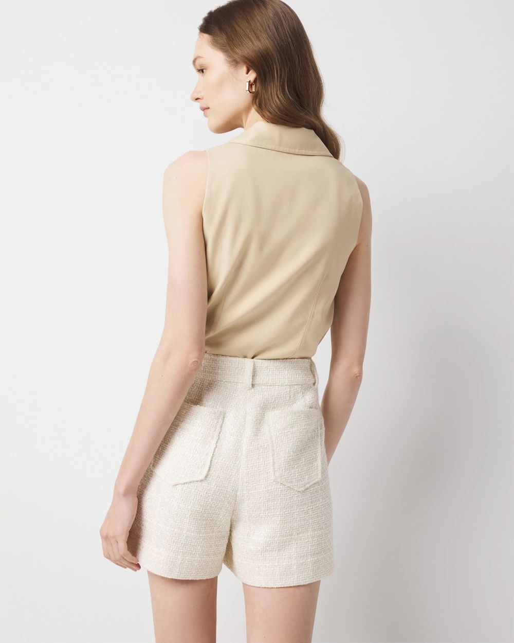 Tailored Boucle Short