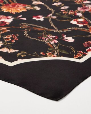 Floral Square Scarf click to view larger image.