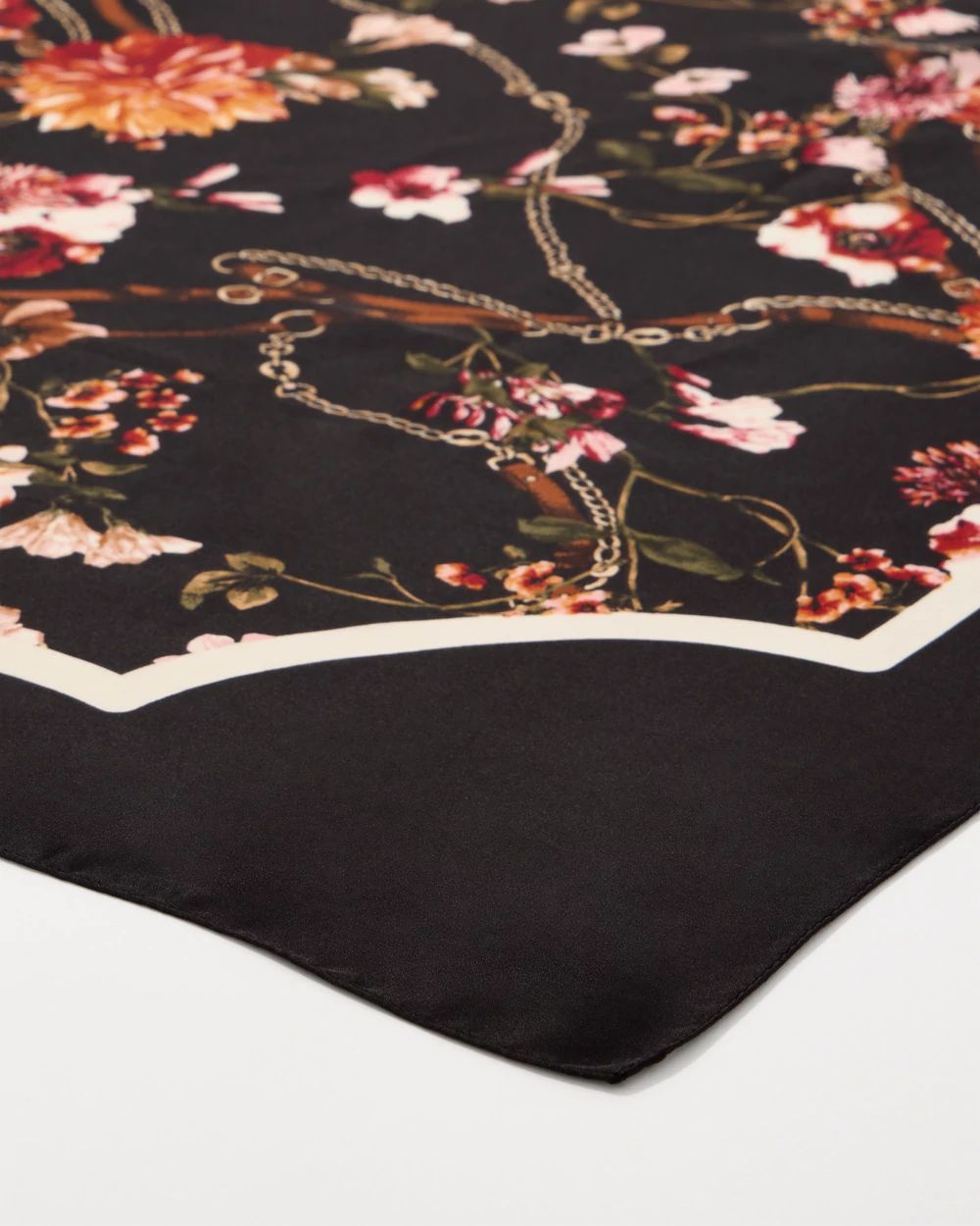 Floral Square Scarf click to view larger image.