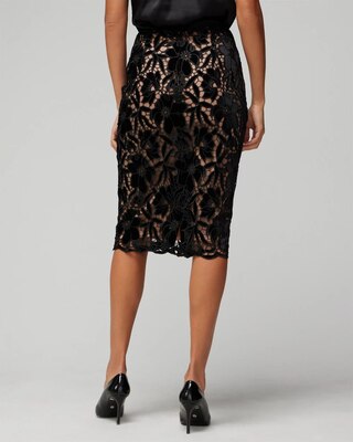 Lace Pencil Skirt