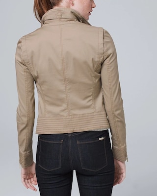 Petite Cropped Military Jacket click to view larger image.