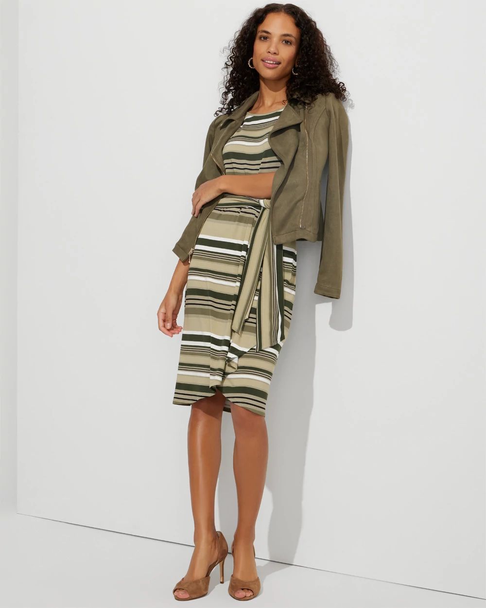 Outlet WHBM Short Sleeve Wrap Dress