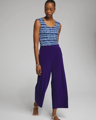 Outlet WHBM Knit Wide-Leg Crop