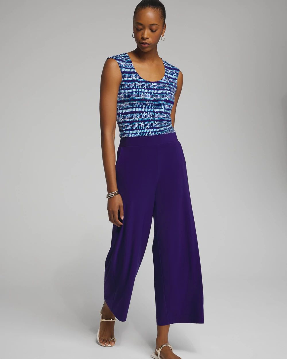 Outlet WHBM Knit Wide-Leg Crop