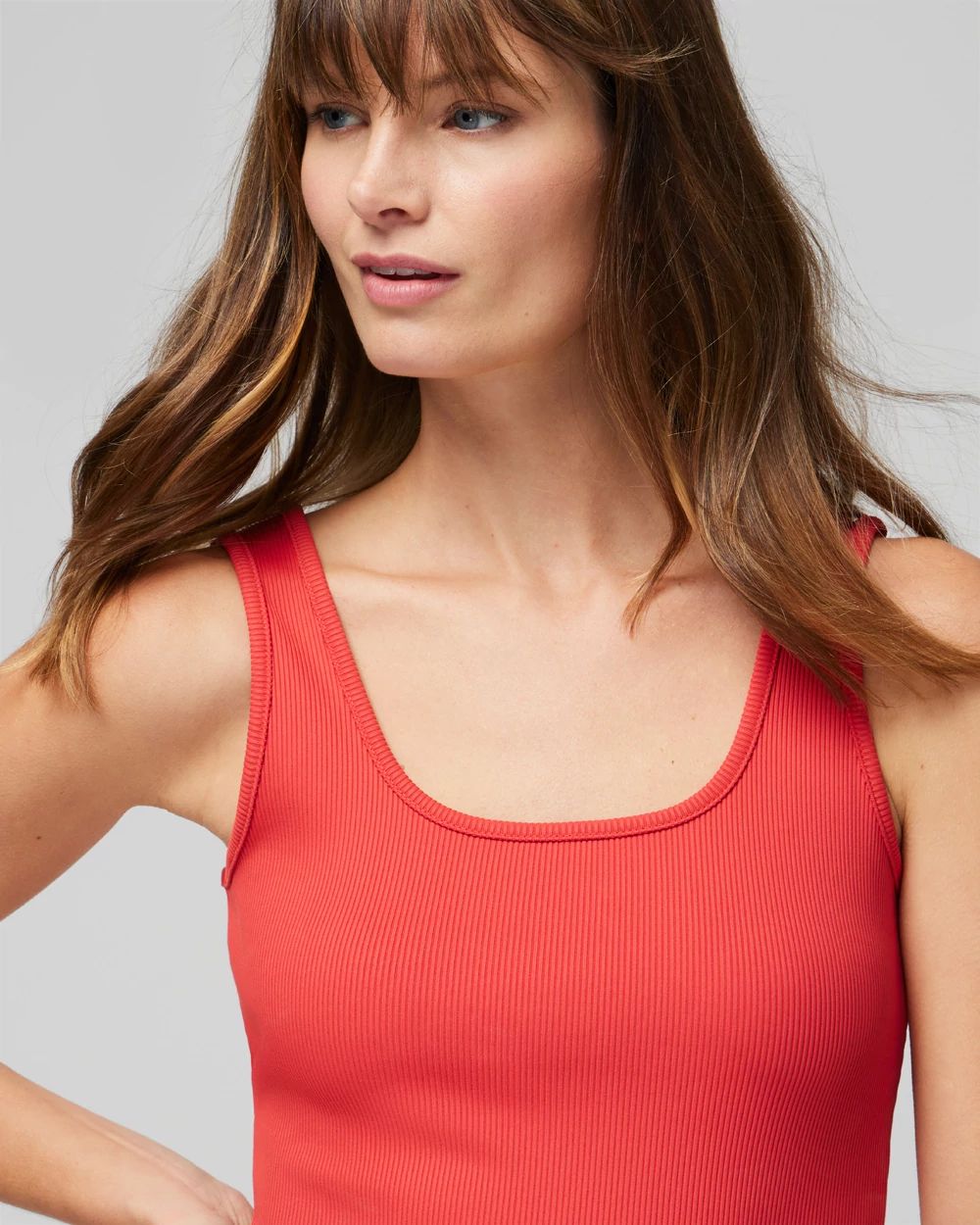 WHBM® FORME Rib Scoop Tank click to view larger image.