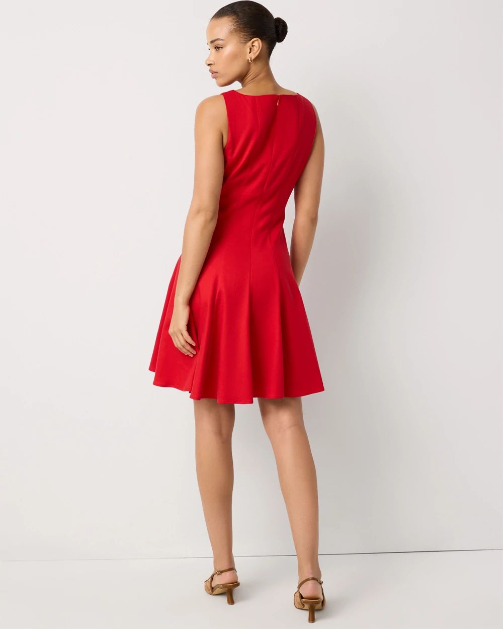 Petite Pleated Mini Dress