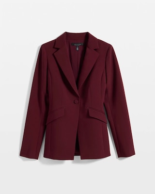 WHBM® Luxe Stretch One-Button Blazer click to view larger image.