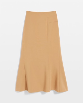 Luxe Stretch Trumpet Midi Skirt click to view larger image.