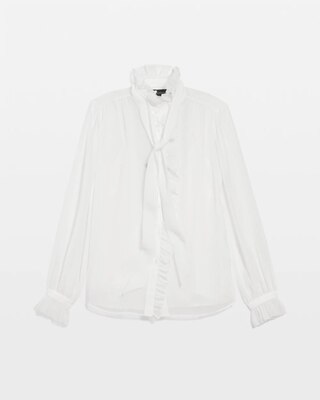 Chiffon Ruffle Blouse click to view larger image.