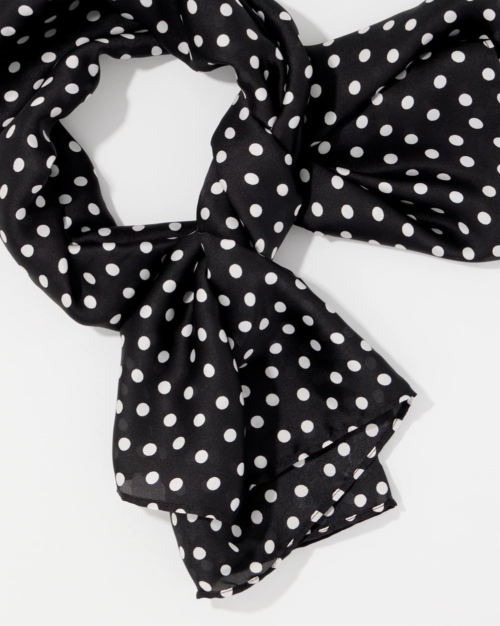 Dot Print Square Scarf