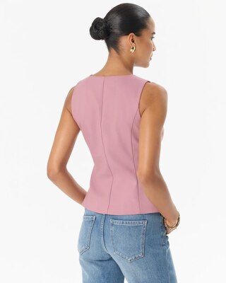 Sleeveless V-neck Vest click to view larger image.