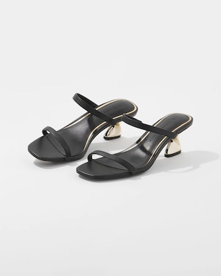 Gold Twist-Heel Sandal click to view larger image.