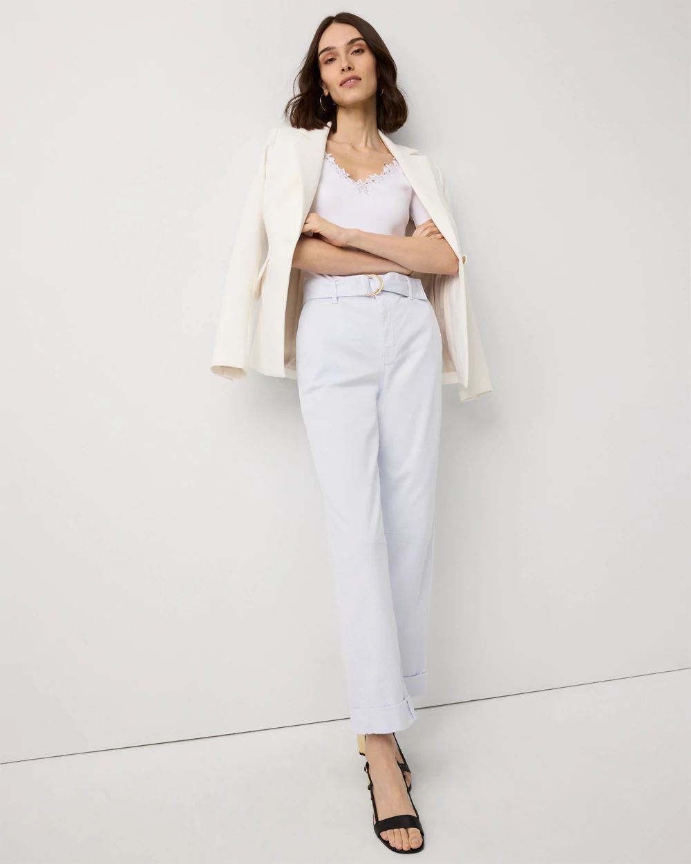 Pret High Rise Straight Ankle Pant