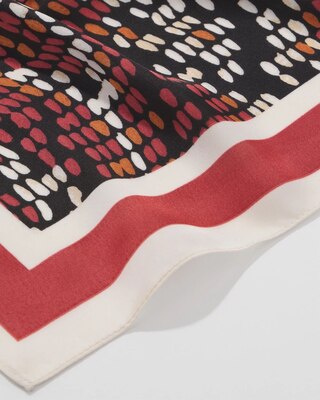 Snake Print Square Scarf click to view larger image.