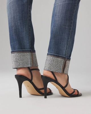 High-Rise Everyday Soft Denim™ Embellished Cuff Slim Jean