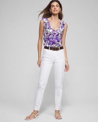 Outlet WHBM Ruffle Tank