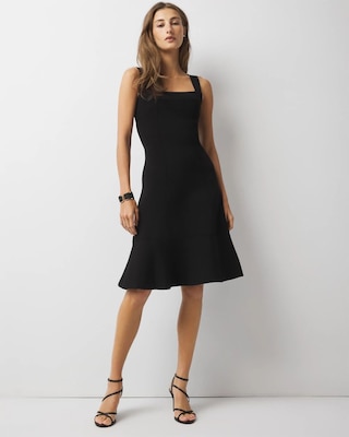 WHBM® FORME Square Neck Dress click to view larger image.