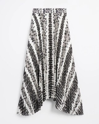 Pleated Midi Skirt