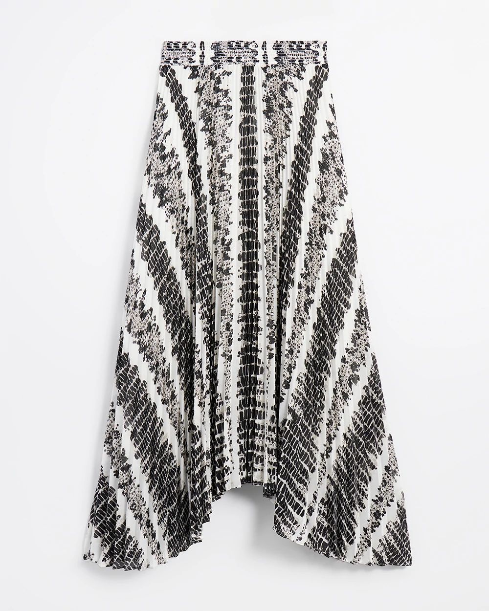 Pleated Midi Skirt