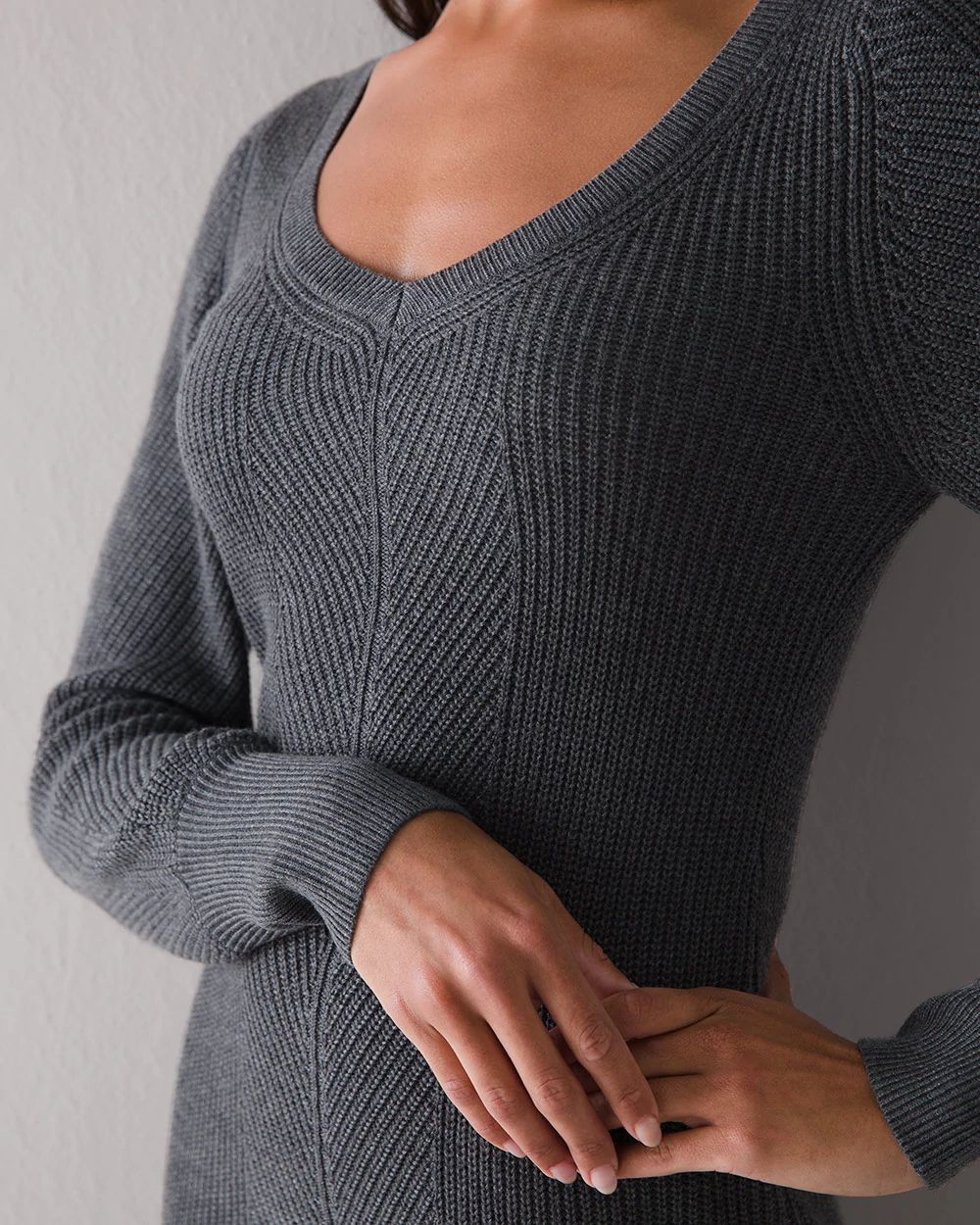 Long Sleeve Sweater Dress