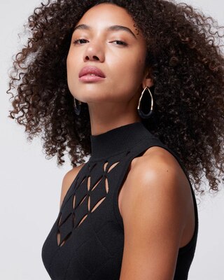 Diamond Cutwork Tank