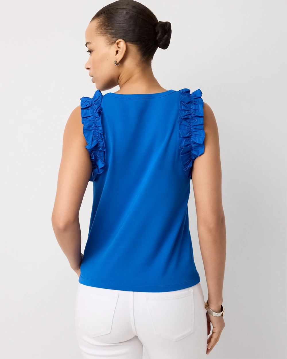 Ruffle Trim Tank