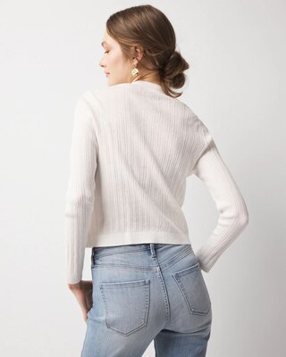 Snap Front Sweater Cardigan