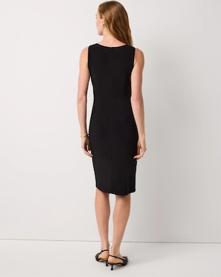 Faux Side-Tie Sleeveless Dress click to view larger image.