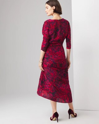 Ruched Midi Dress click to view larger image.