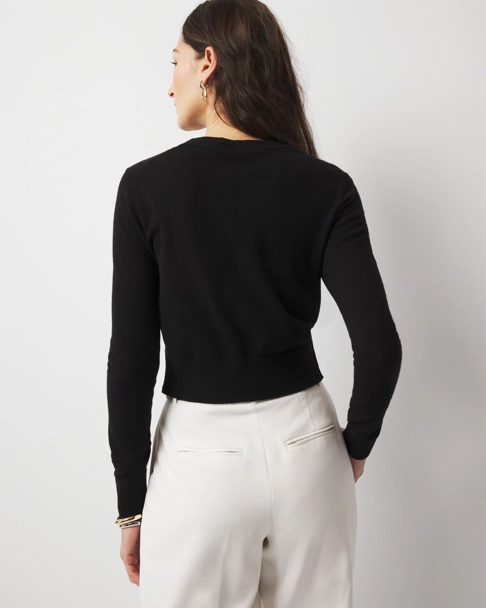 Cropped Cardigan click to view larger image.