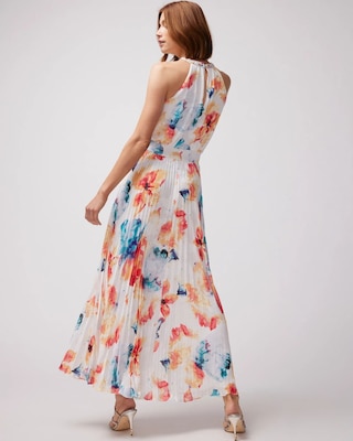 Braided Halter Maxi Dress