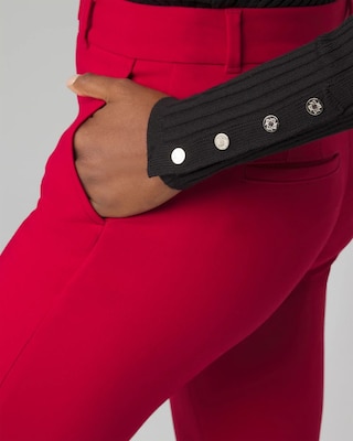 WHBM® Elle Slim Ankle Luxe Stretch Pant click to view larger image.